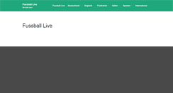 Desktop Screenshot of fussball-live.info
