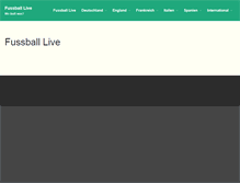 Tablet Screenshot of fussball-live.info